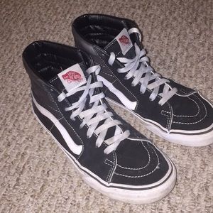 vans black sk8 high